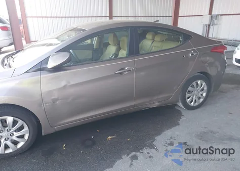 2012 Hyundai Elantra Gls из США, поврежденный, VIN 5NPDH4AE5CH119892